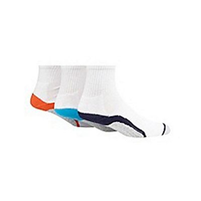 Pack of three quarter length socks